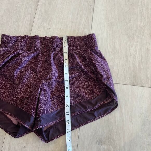 Athleta Womens Shorts Printed Mesh Racer Run Mid Rise Elastic waistband size s - Picture 2 of 11